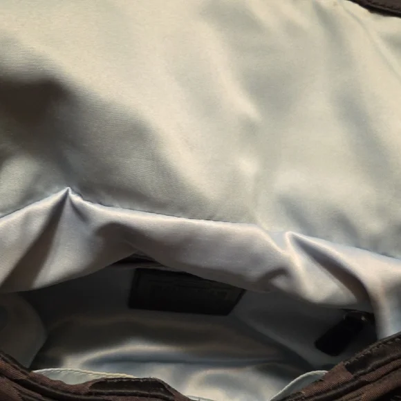 Coach Kristen Black and Brown Shoulder Bag, Removable Strap, 2 Hangtags - Picture 9 of 12